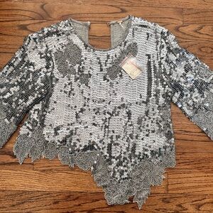 NWT free people sequence top.